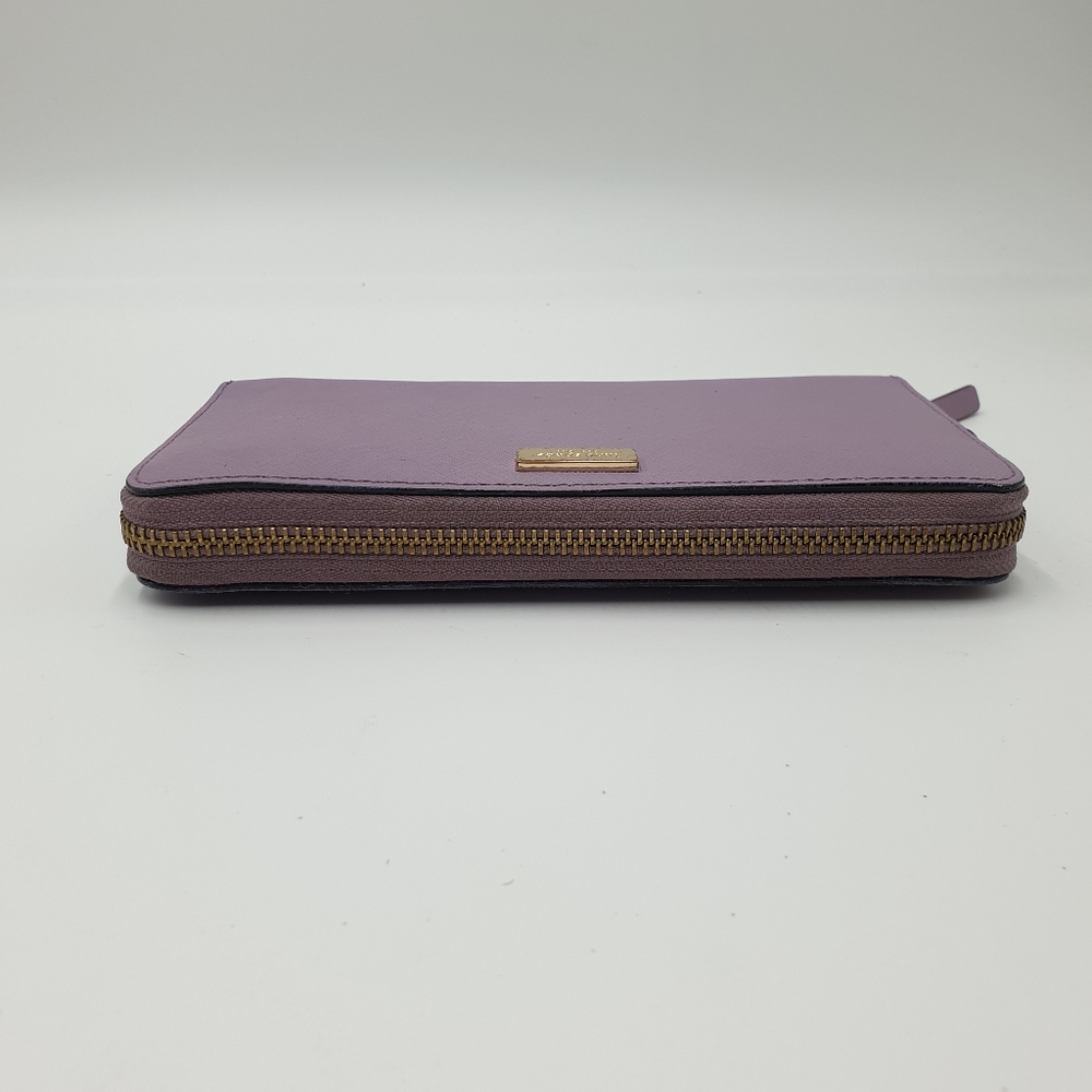 Kate Spade New York Newbury Lane Neda Purple Lilac Leather Wallet - Picture 12 of 16